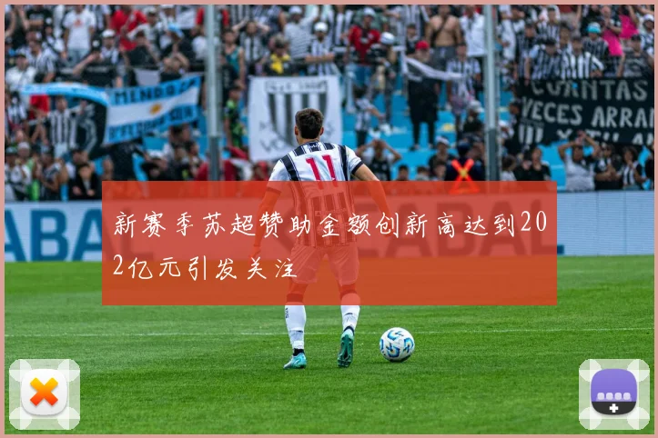 新赛季苏超赞助金额创新高达到202亿元引发关注